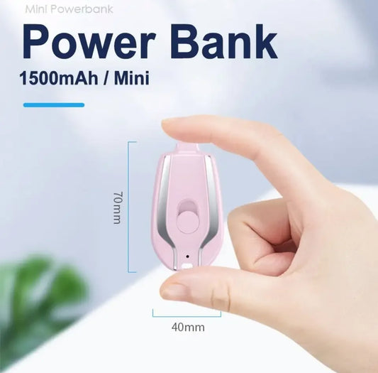 Mini power bank type c emergency power bank